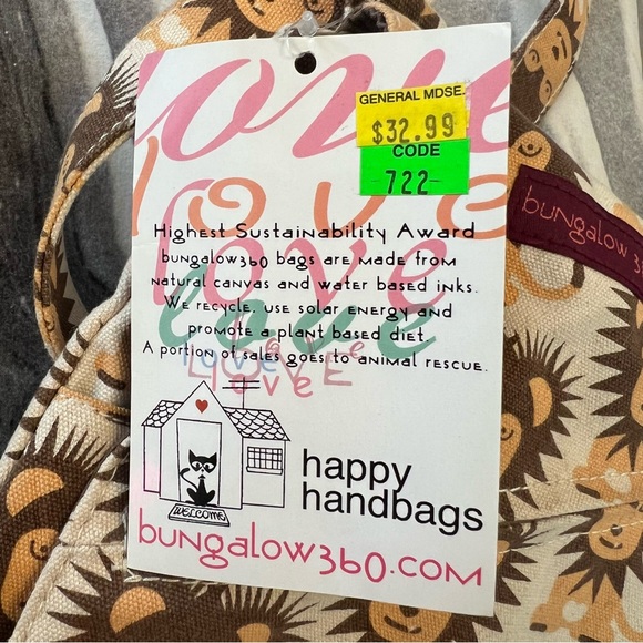 bungalow360 leo lion print canvas bag 🦁 - Picture 3 of 5